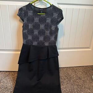 Black Patterned Dress